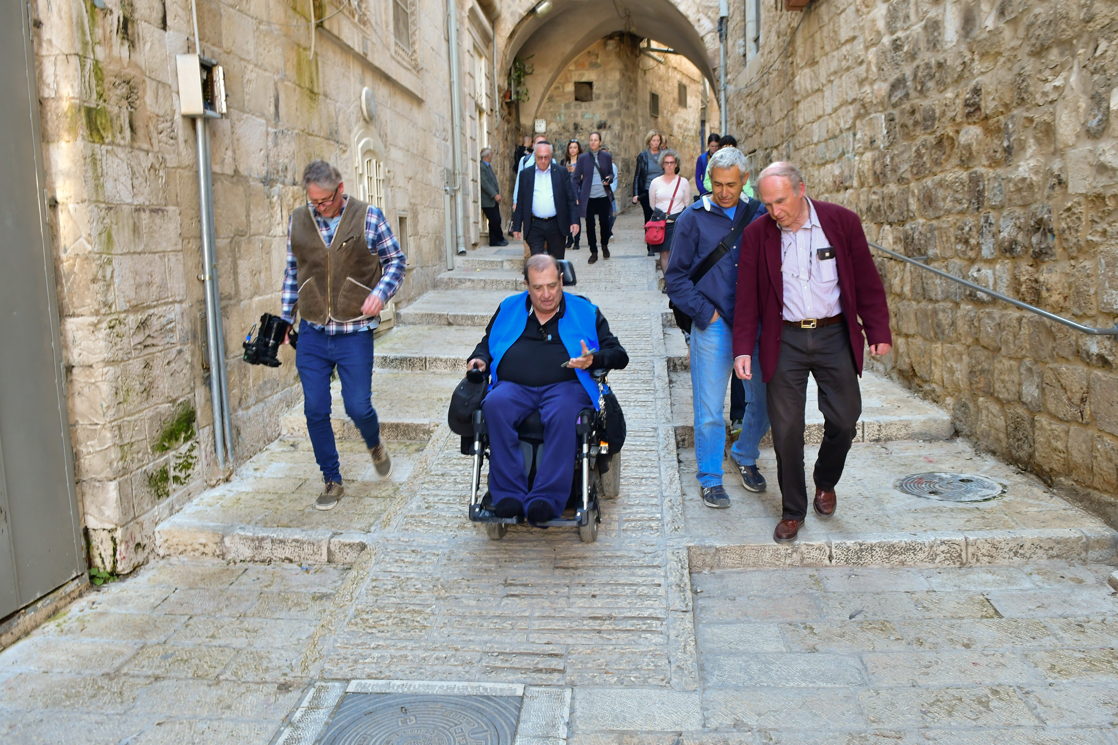 La Ciudad Vieja de Jerusalén, ahora más accesible para las personas con movilidad reducida y discapacidad visual