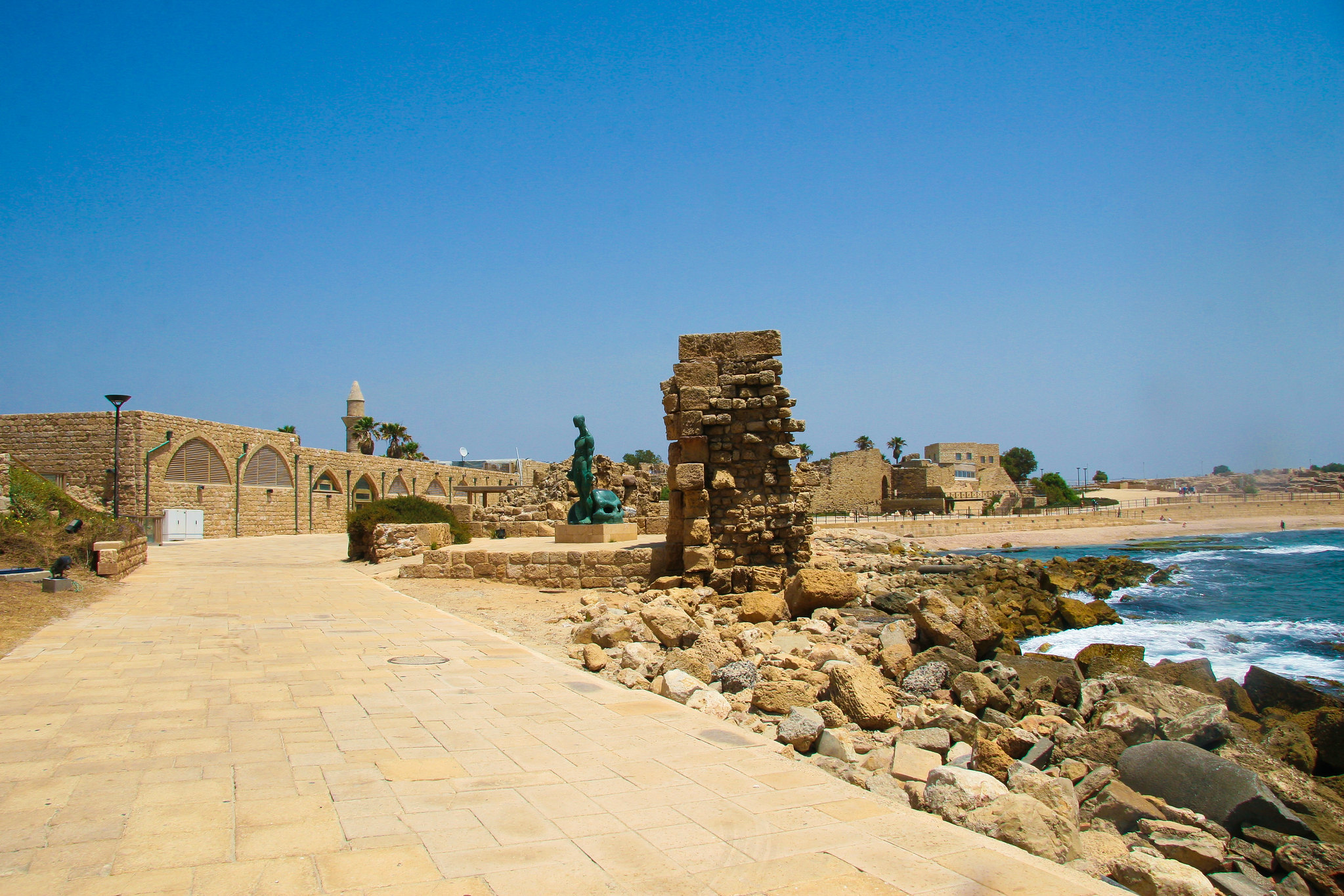 La ciudad de Cesarea es reconocida en Italia como el mejor sitio arqueológico turístico 